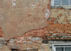 stucco popping off