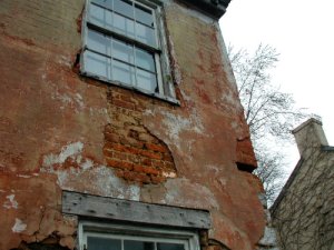 stucco popping off