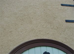 Dash on stucco