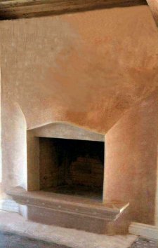 cool stucco
                      fireplace