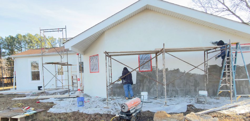 Bonding coat using an acrylic bonding basecoat.