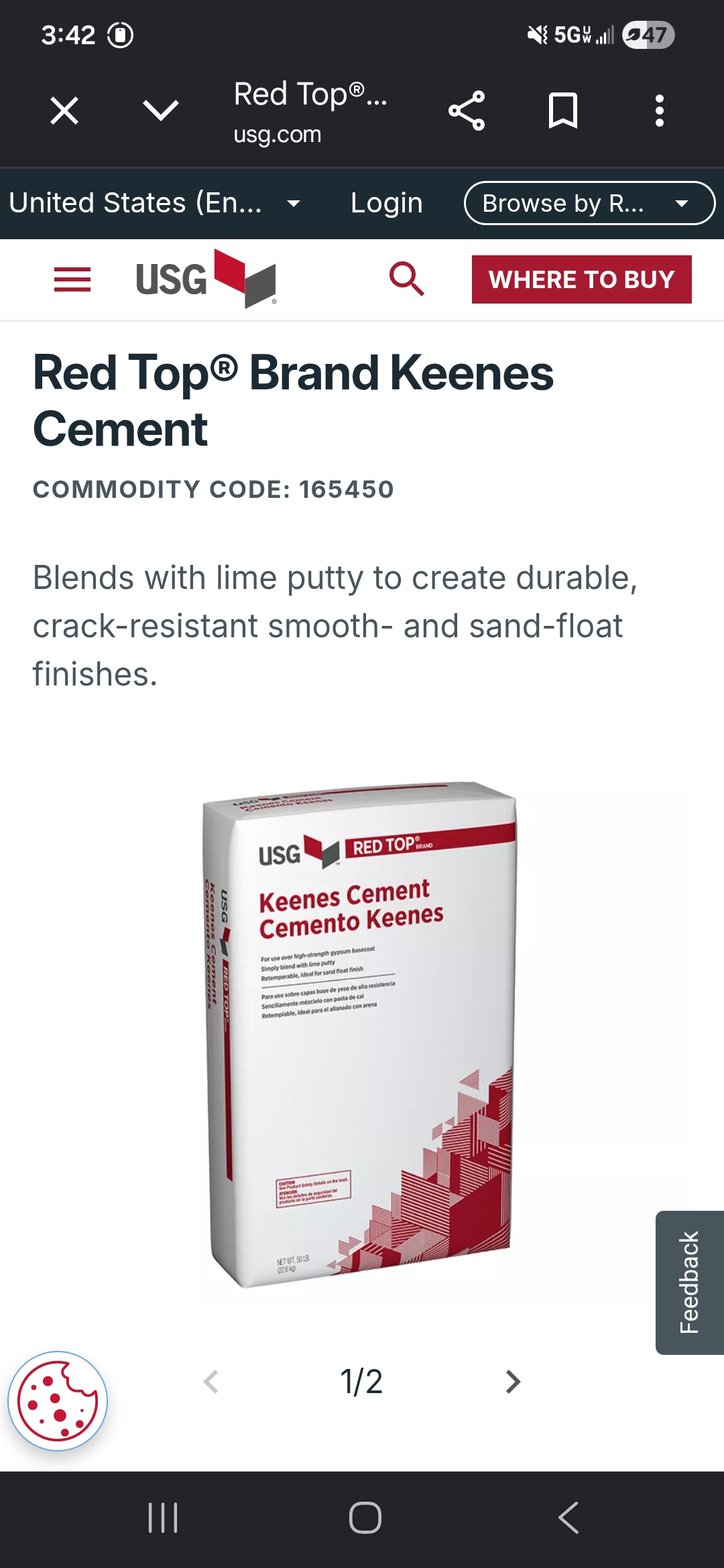Keene's cement