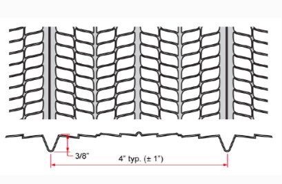 Hi Rib or 3/8 RIB lath