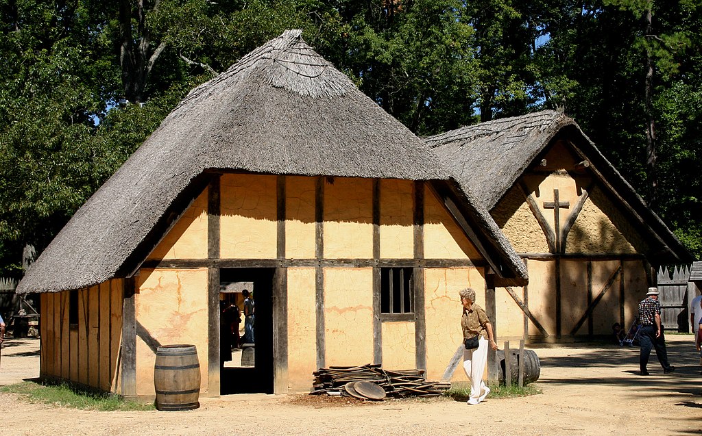 Wattle and daub in Jamestown