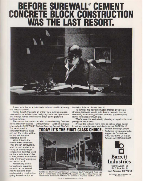 Another ad for surewall from 1989