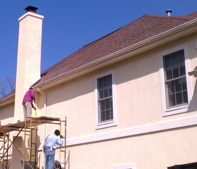 Toll Bros. chimney in Herndon, Virginia