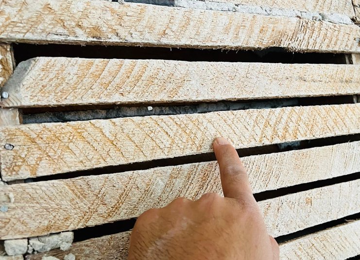 lath was put on in 1880 in Shepherdstown, West Virginia