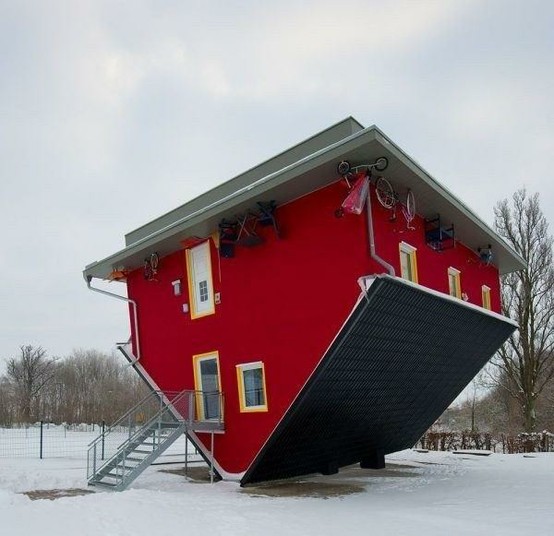 Stucco isn't a very reliable material to put on a roof