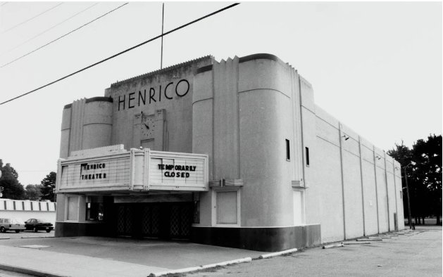 Art deco theater. Henrico County (near Richmond), Virginia