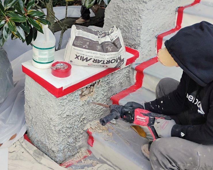 walls on this 1914 house in Chevy Chase, Washington, DC