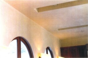 Venetian plaster finish