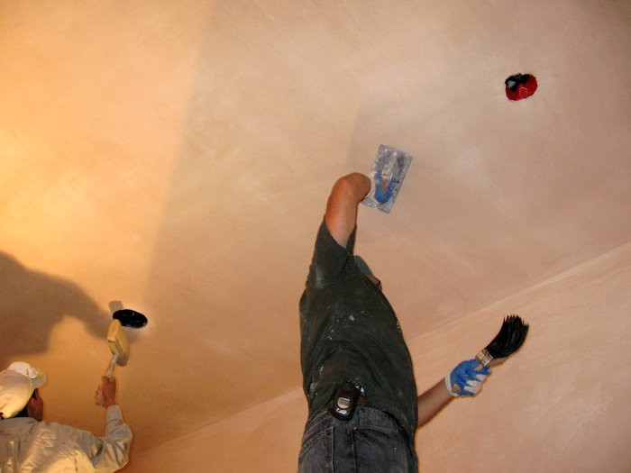 Plaster ceiling in Alexandria, Virginia